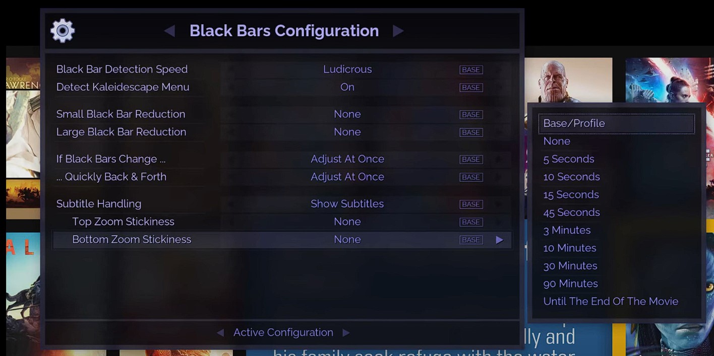 madVR Core permite ajustarea subtitrărilor și aspectului imaginii, oferindu-ți control total asupra experienței de vizionare.
